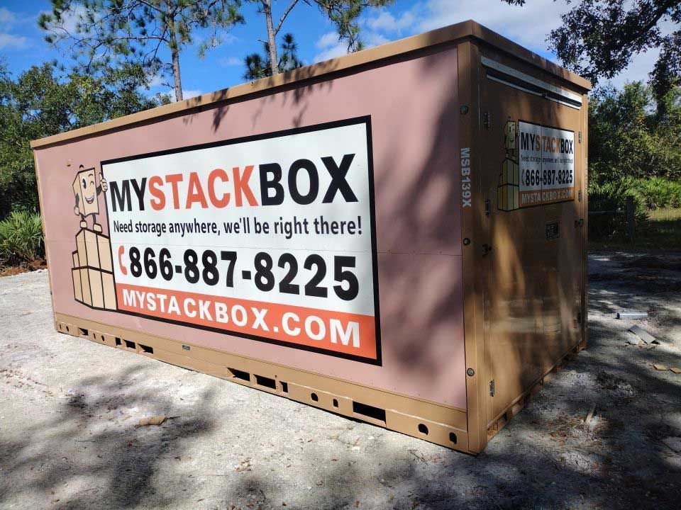 My stack box portable storage pod