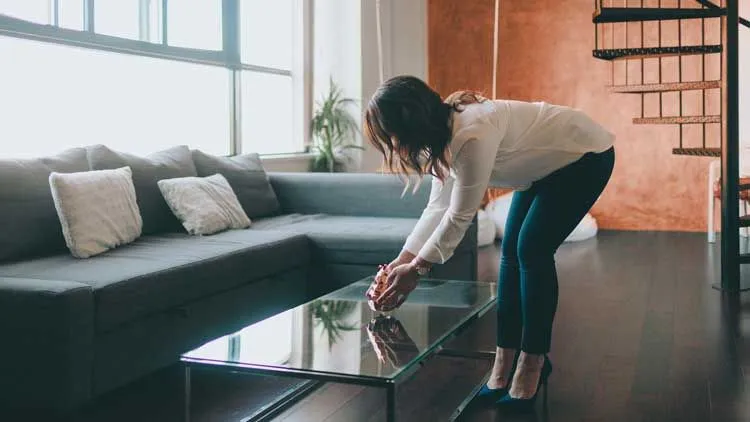 Home staging storage setup