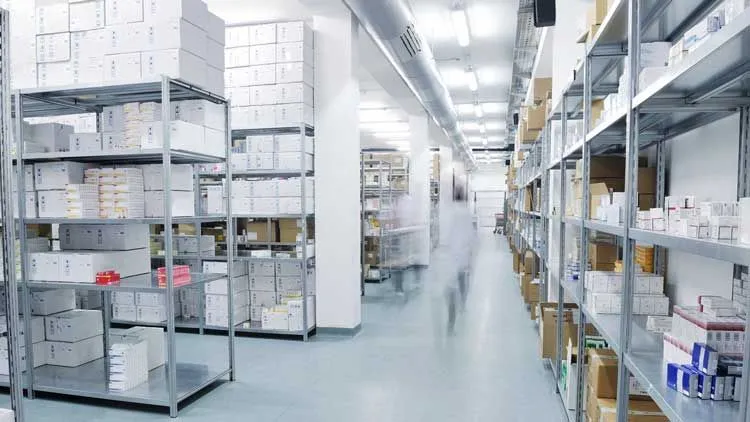 Medical facility storage container