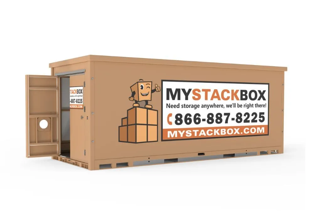 Portable 20-foot container delivery