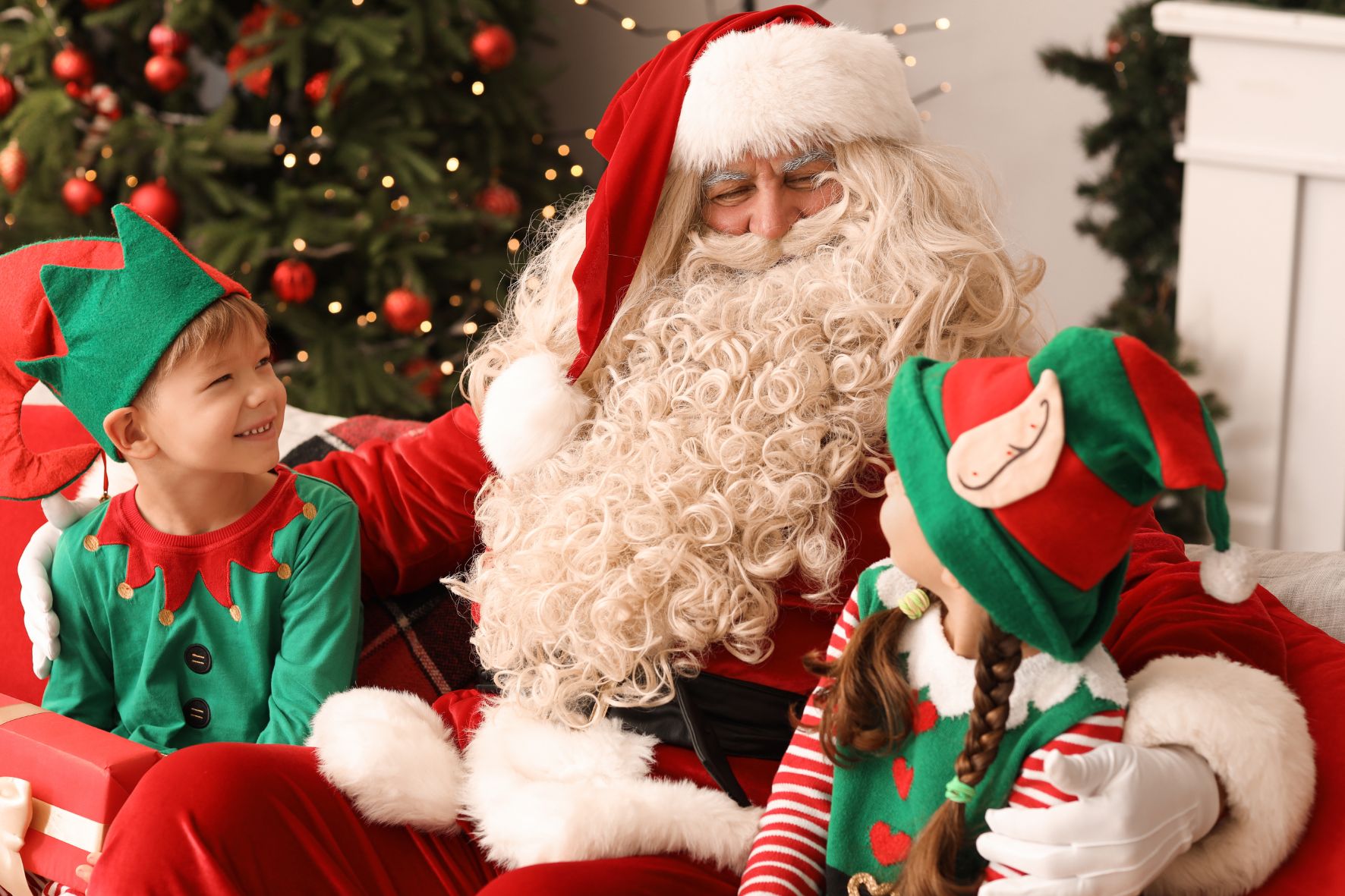 - MyStackBox Kids visiting Santa