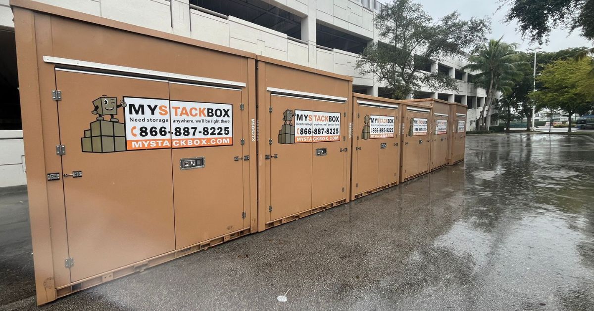 My Stack Box in heavy rain