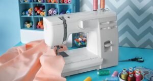 Sewing machine and threads