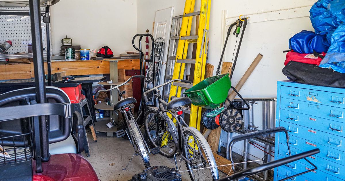 Unorganized garage