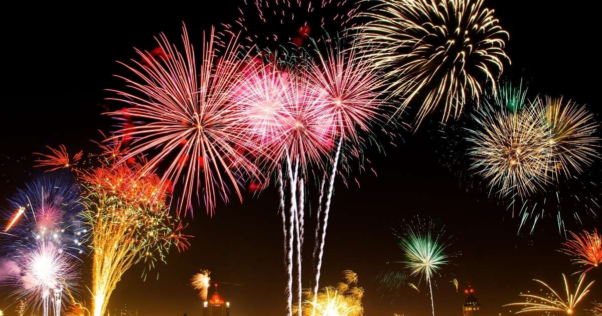 New years eve fireworks