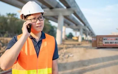 Construction site storage container